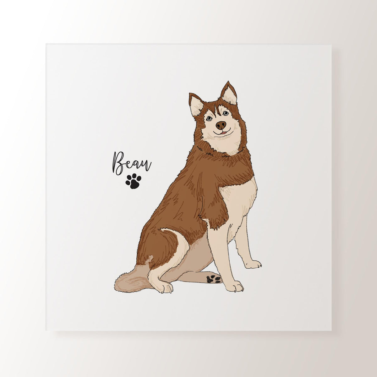 Husky artwork hot sale