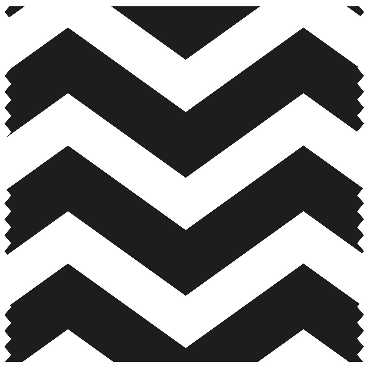 Zig Zags Black Roller Blind [1013]