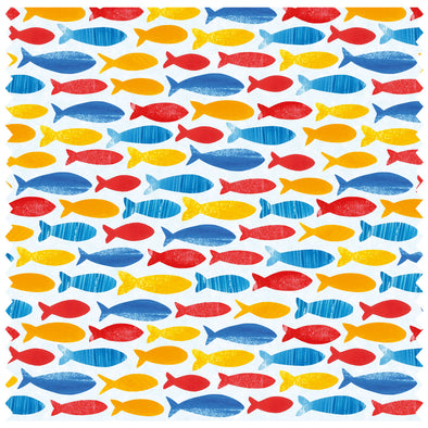 Multi-Colour Fish Roller Blind [105]