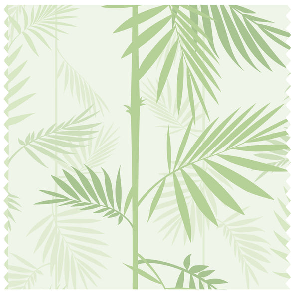 Bamboo Hex Calm Green Roller Blind [1069]