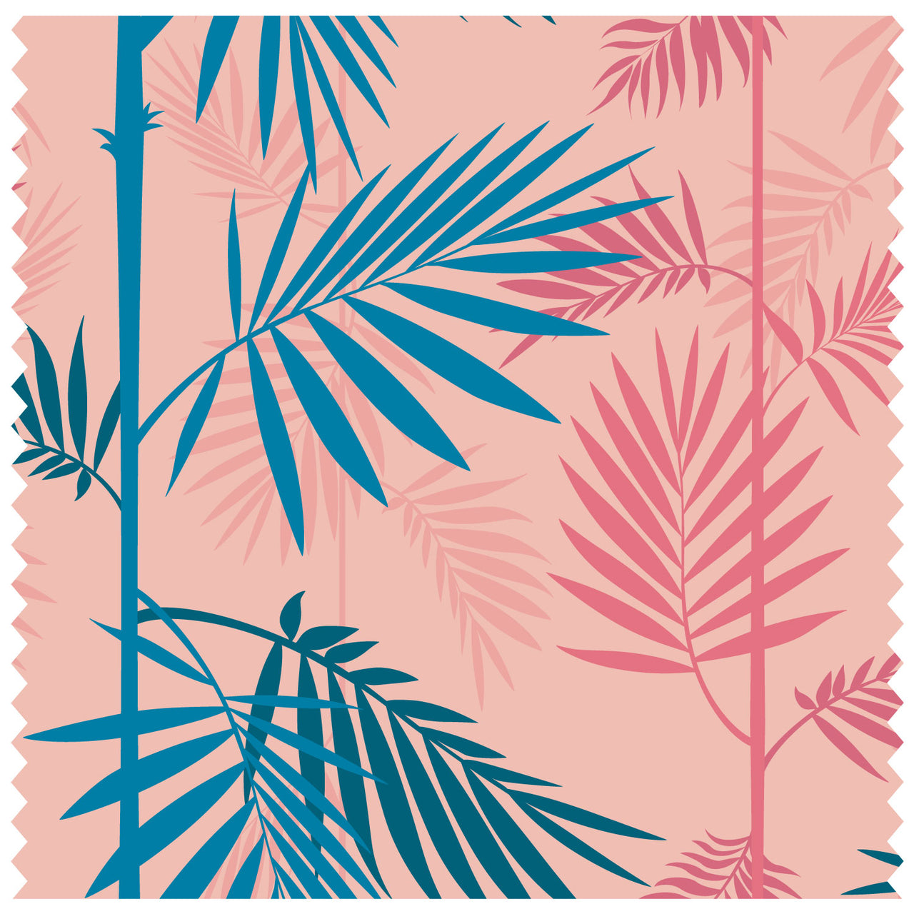 Bamboo Hex Pink Haze Roller Blind [1071]
