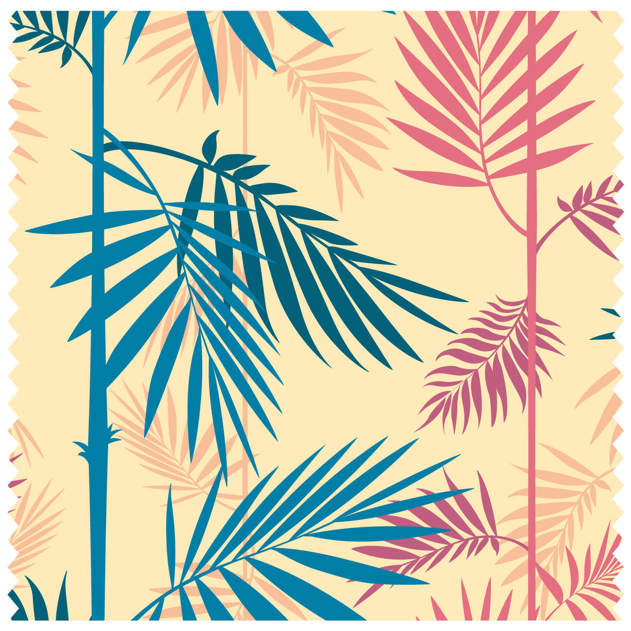 Bamboo Hex Sunset Roller Blind [1073]