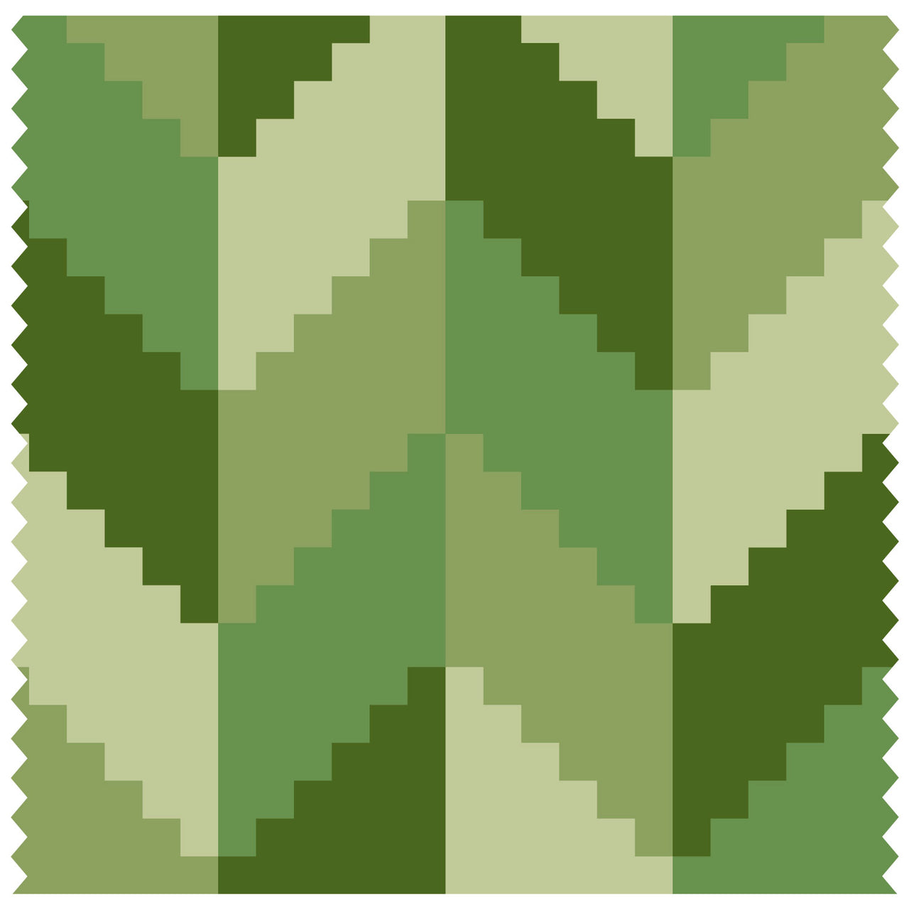 Bitmap Vees Foliage Roller Blind [1104]