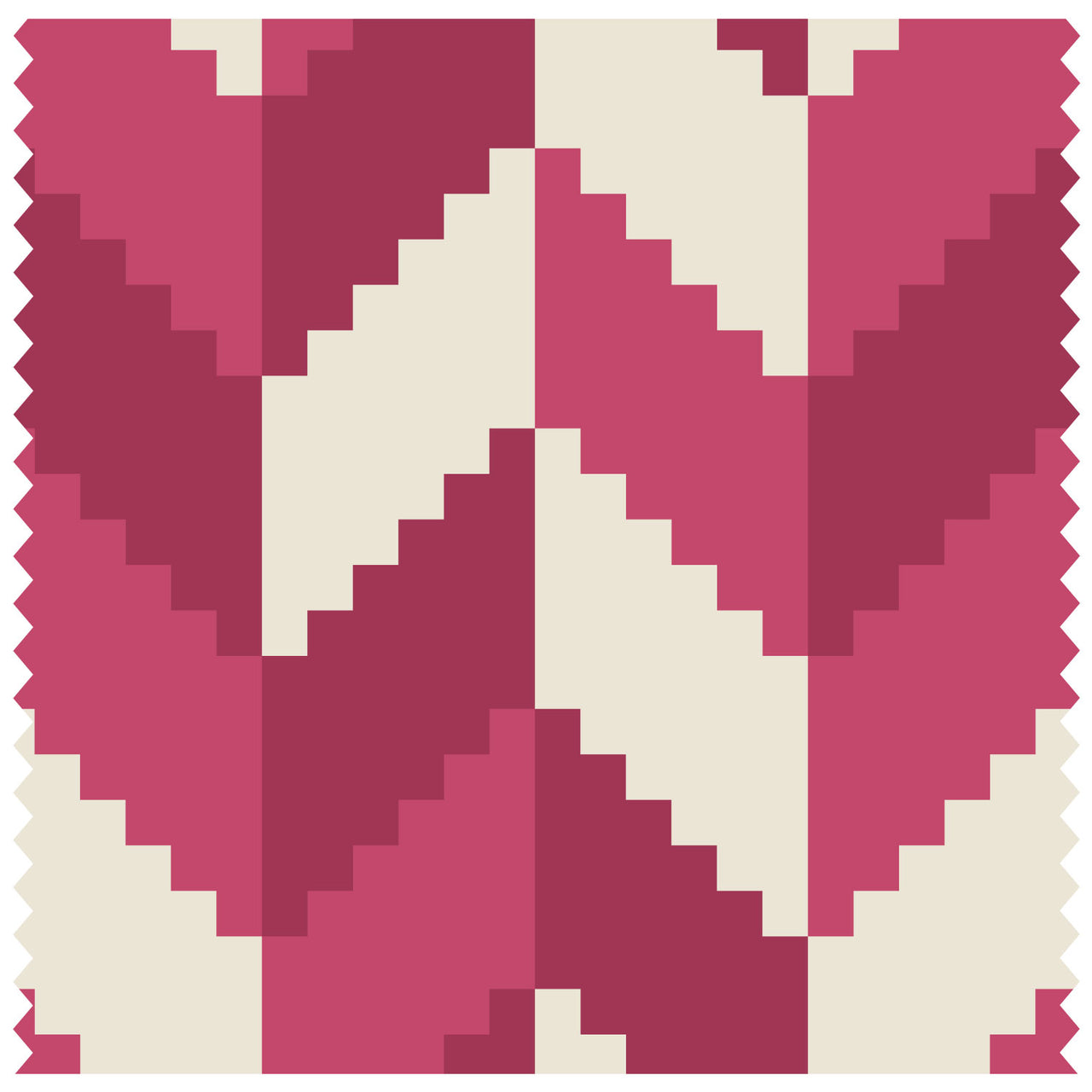 Bitmap Vees Rapberry Roller Blind [1105]