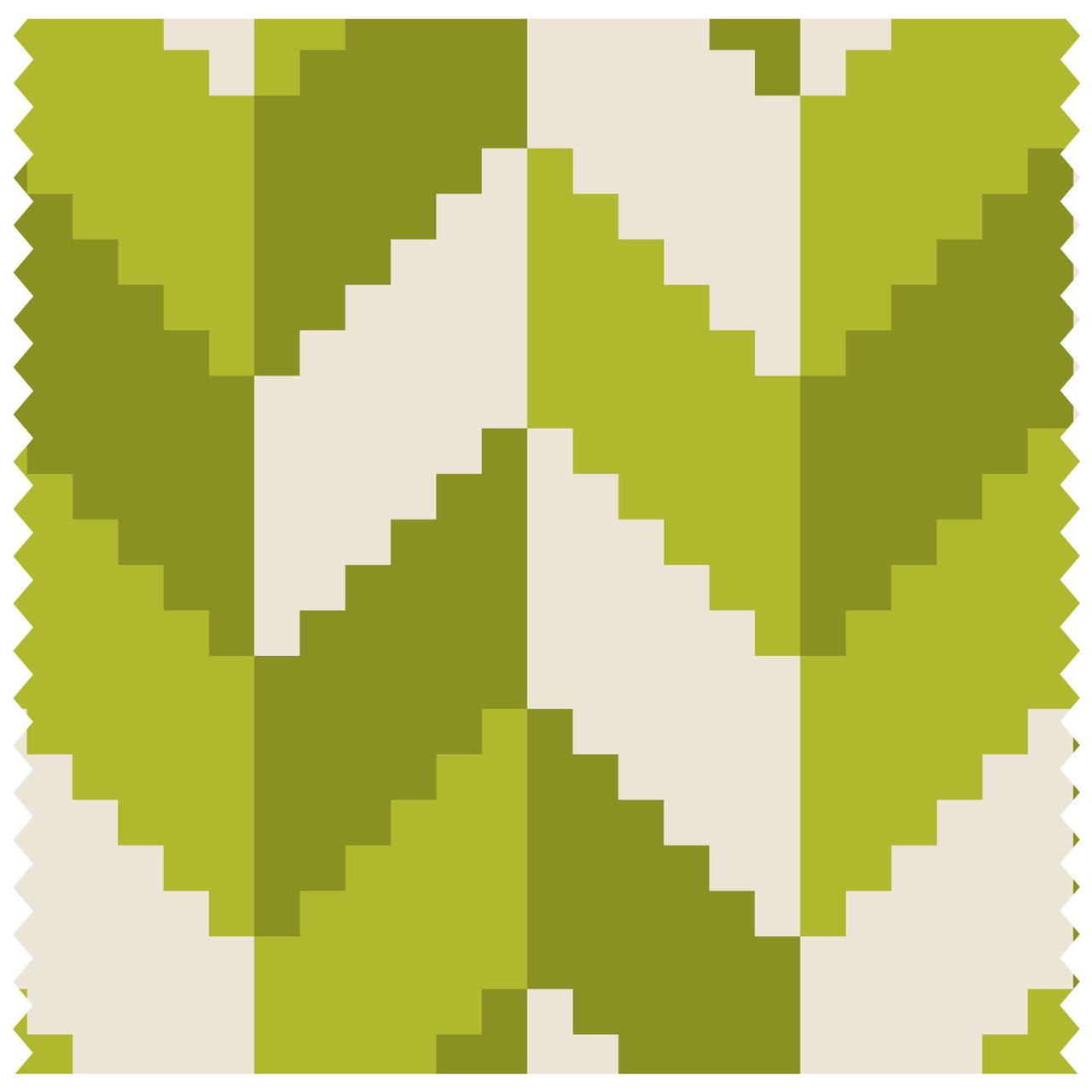 Bitmap Vees Pea Green Roller Blind [1106]