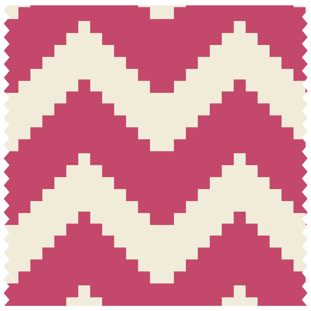 Bitmap Zig Zags Raspberry Roller Blind [1108]