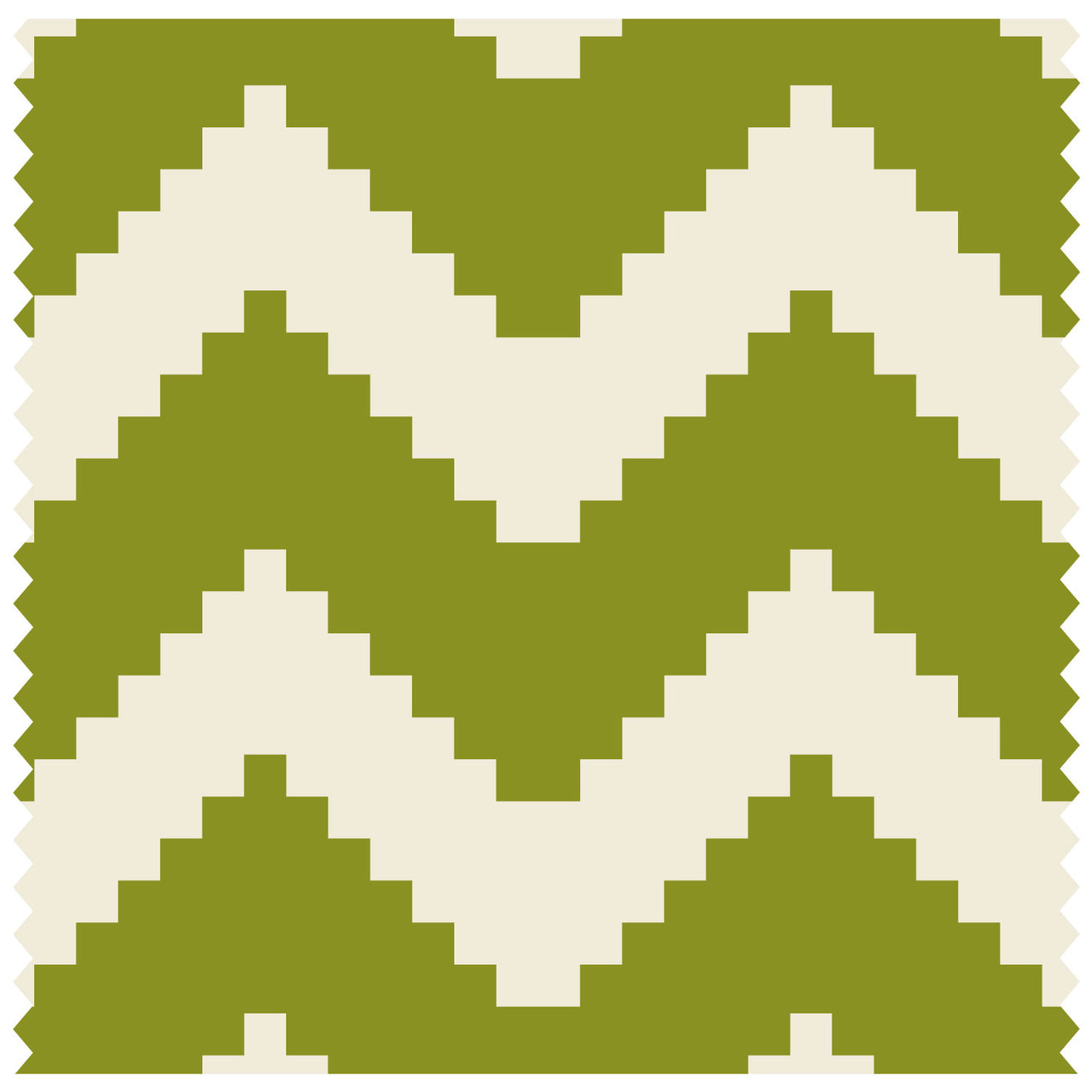 Bitmap Zig Zags Olive Roller Blind [1109]