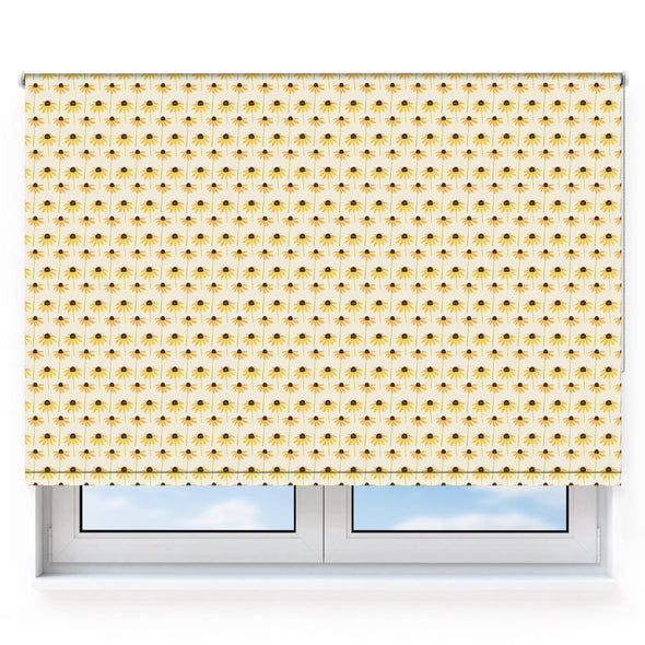 Black Eyed Susan Small Yellow Roller Blind [113]