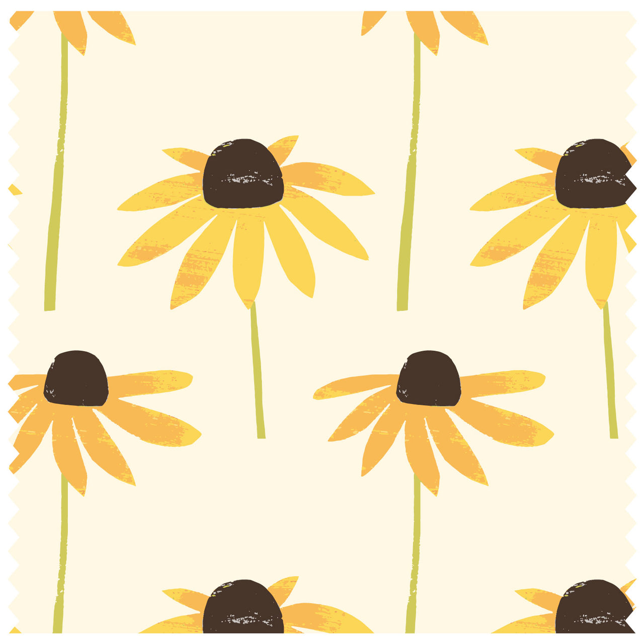 Black Eyed Susan Large Yellow Roller Blind [116]