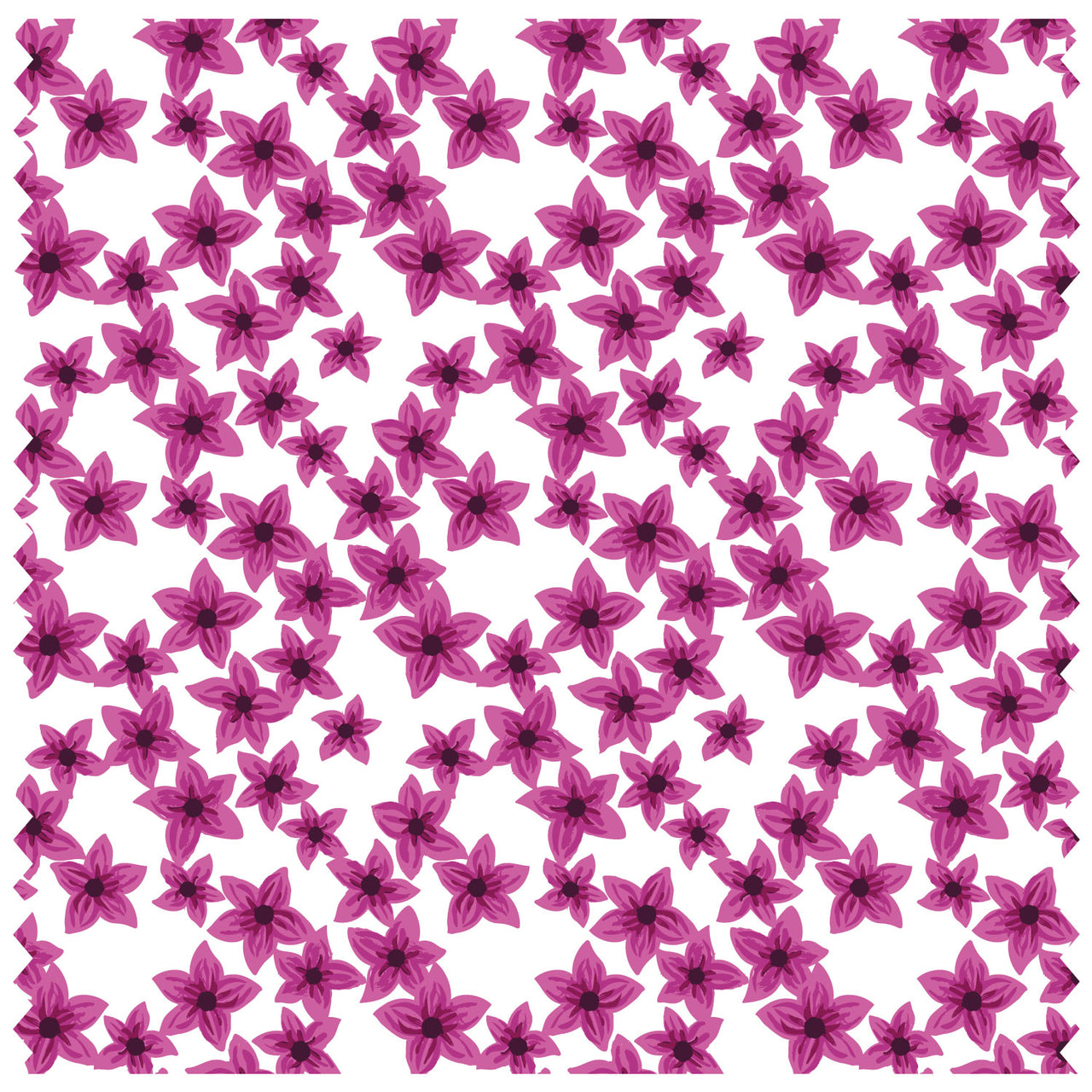 Blossom Flowers Small Burgundy Roller Blind [123]