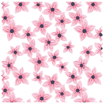 Blossom Flowers Large Pink White Roller Blind [129]