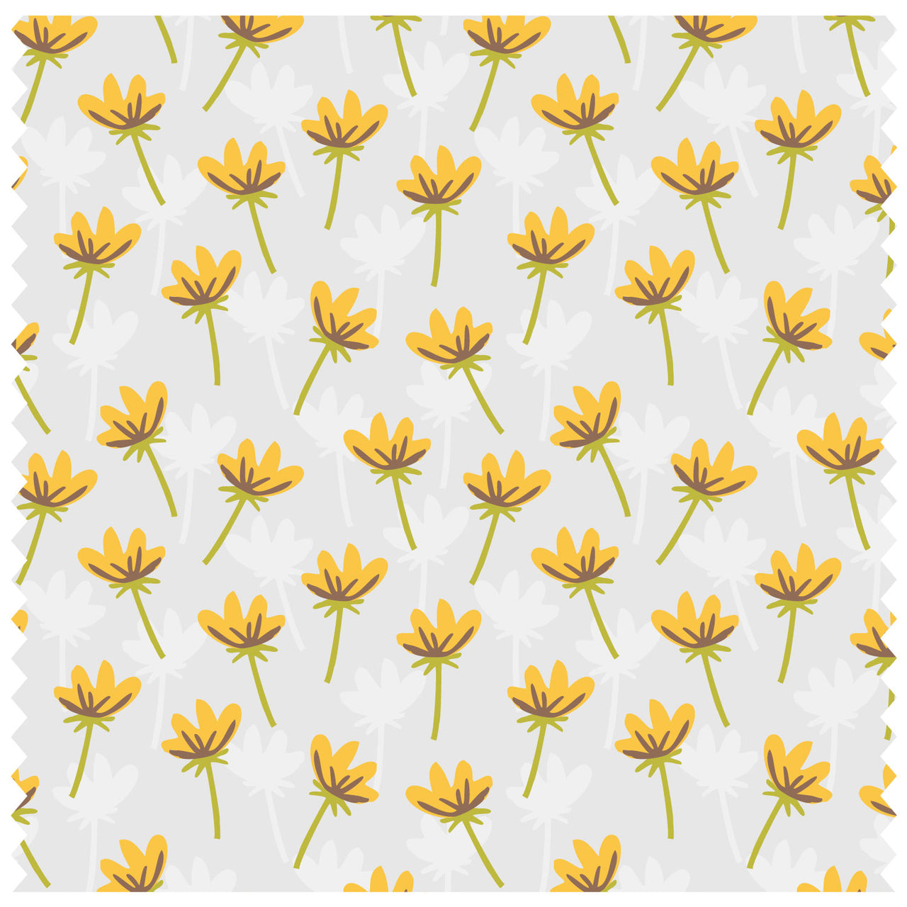 Buttercups Grey Roller Blind [146]