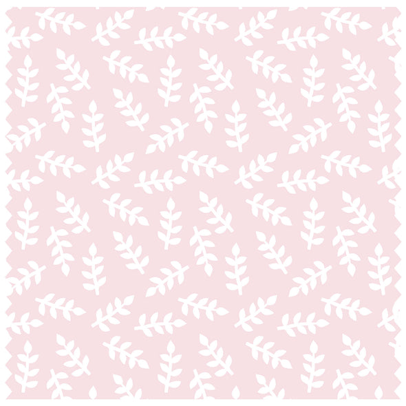 Scattered Leaves Pink Roller Blind [182]