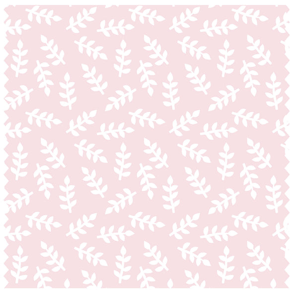 Scattered Leaves Pink Roller Blind [182]