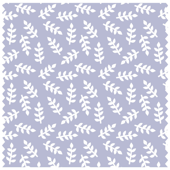 Scattered Leaves Purple Roller Blind [184]
