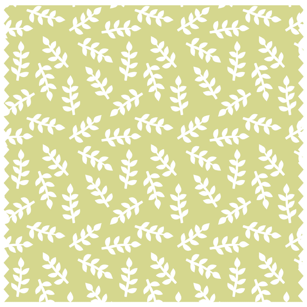 Scattered Leaves Green Roller Blind [186]