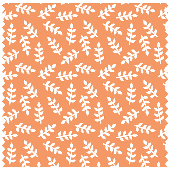 Scattered Leaves Orange Roller Blind [188]