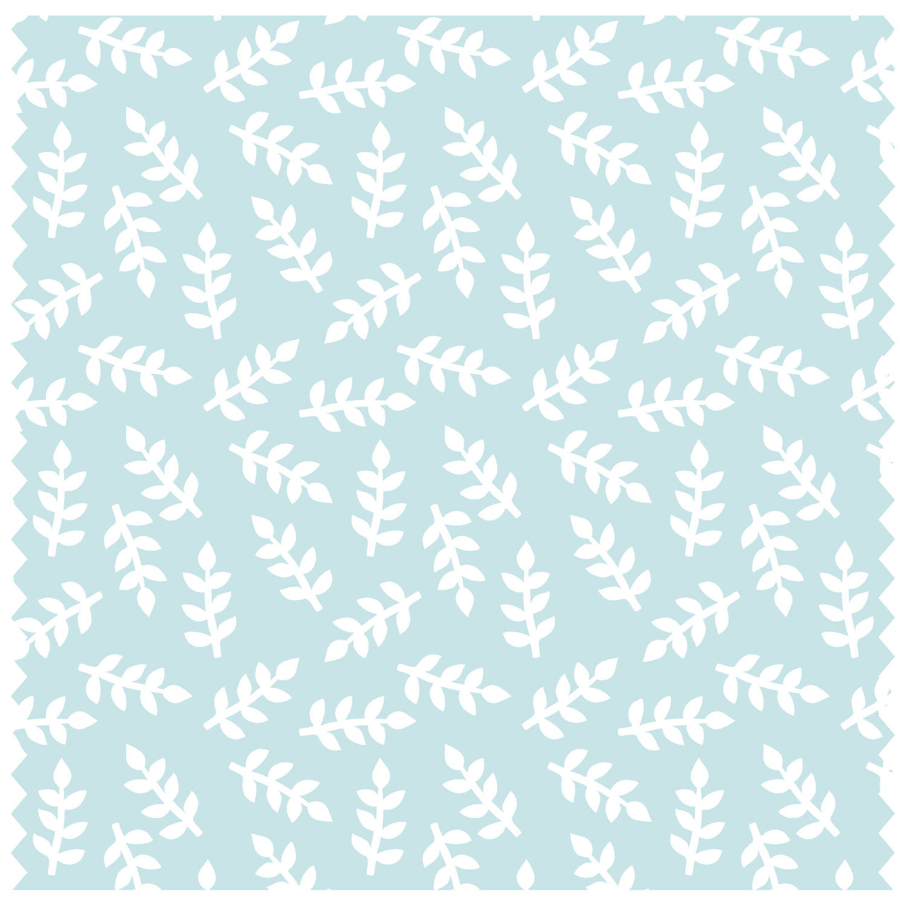 Scattered Leaves Turquoise Roller Blind [192]