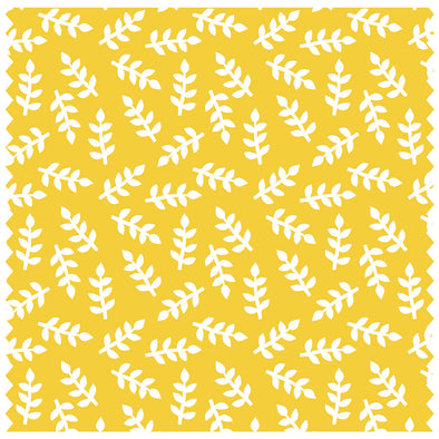 Scattered Leaves Yellow Roller Blind [194]