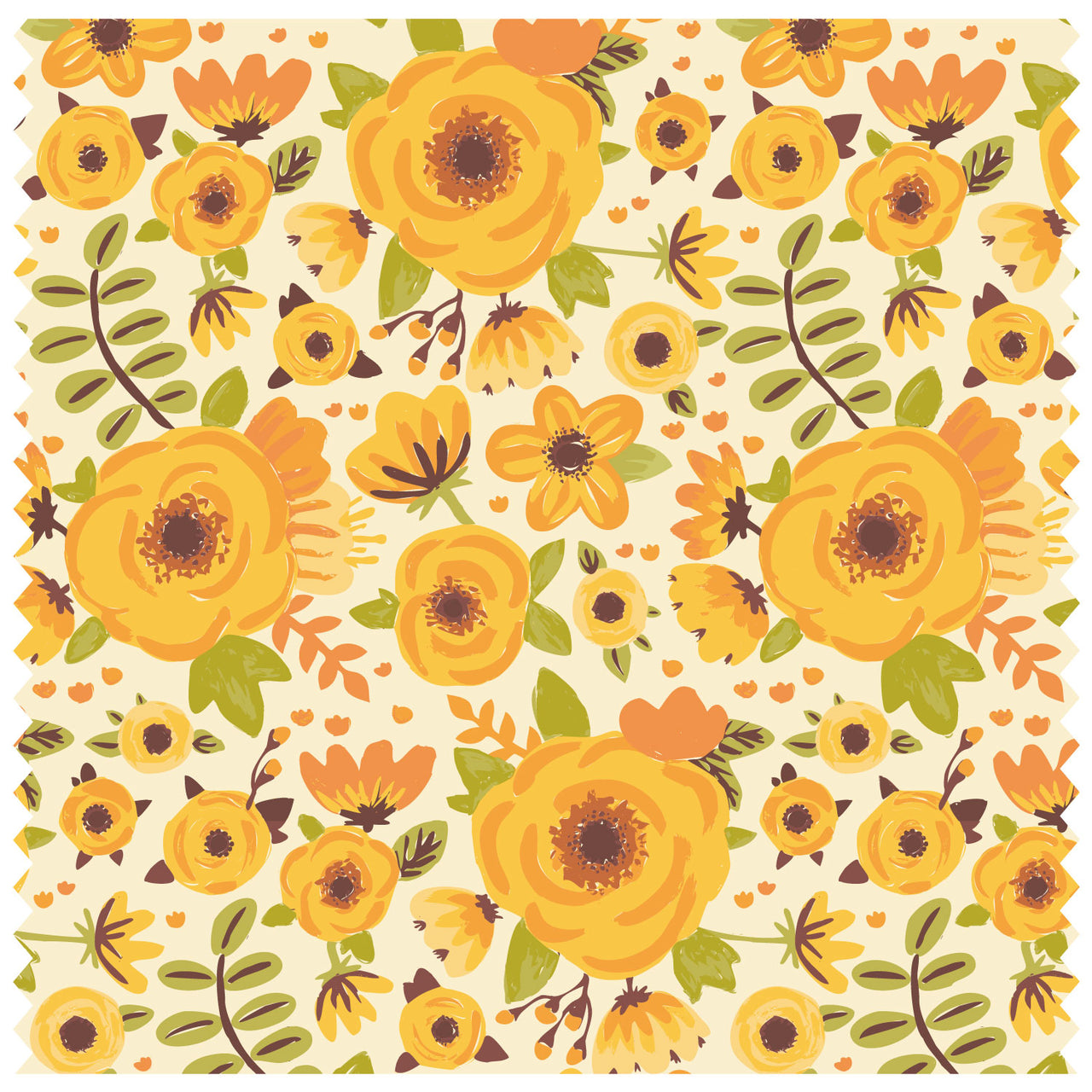 Spring Meadow Yellow Tones Roller Blind [199]