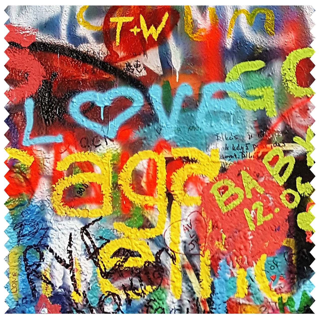 Colourful Graffiti Printed Roller Blind [21]