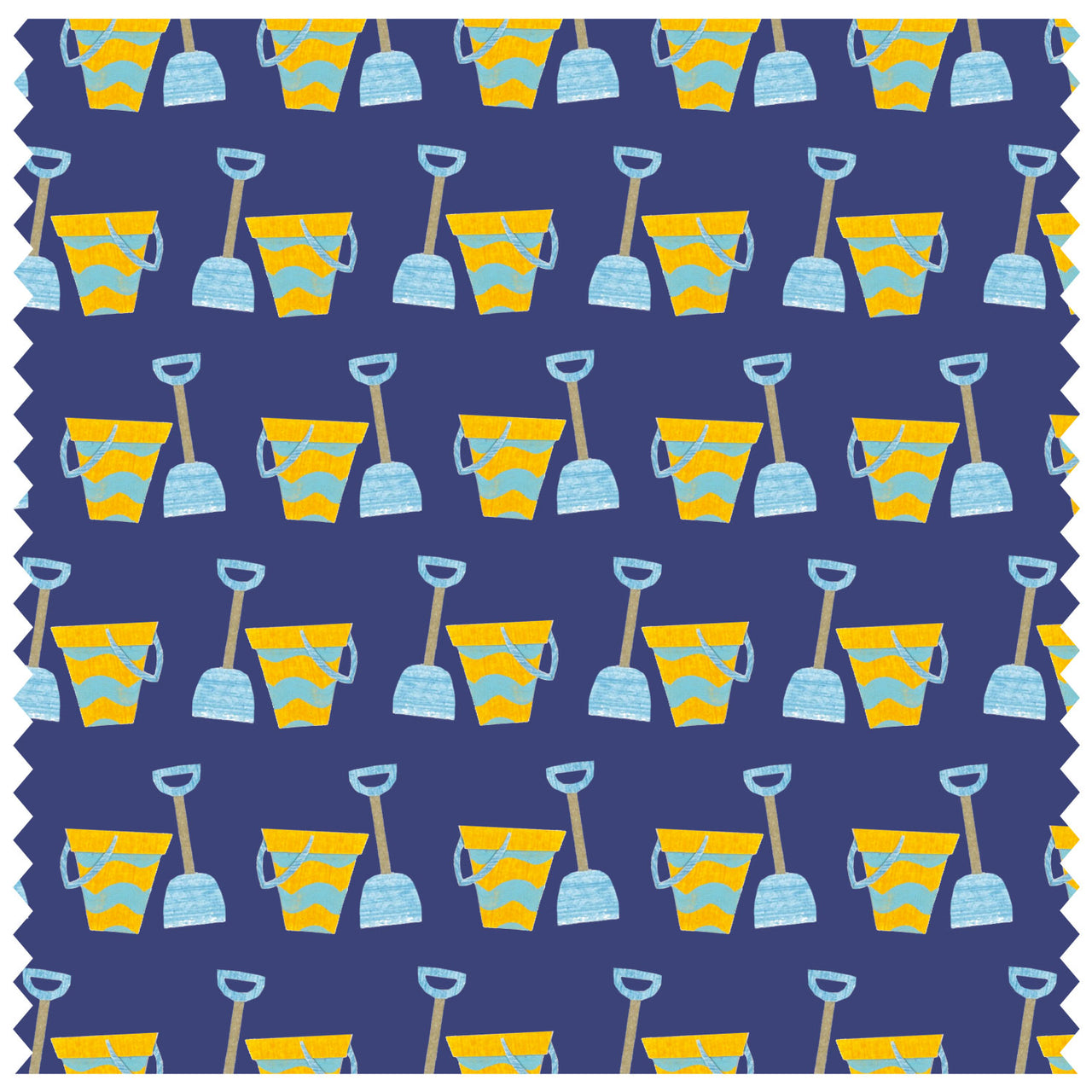 Bucket & Spade Navy Roller Blind [229]