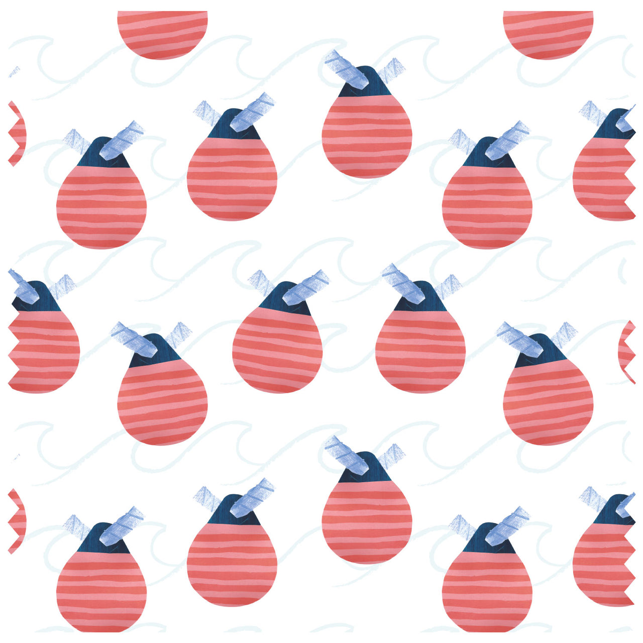 Life Buoys White Roller Blind [238]