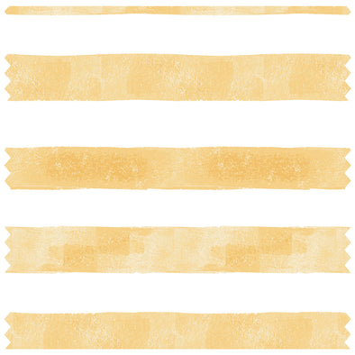 Gold & White Stripes Roller Blind [250]