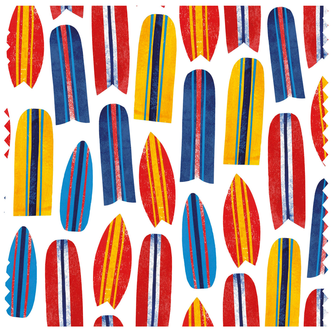 Surfboards Pattern White Roller Blind [252]