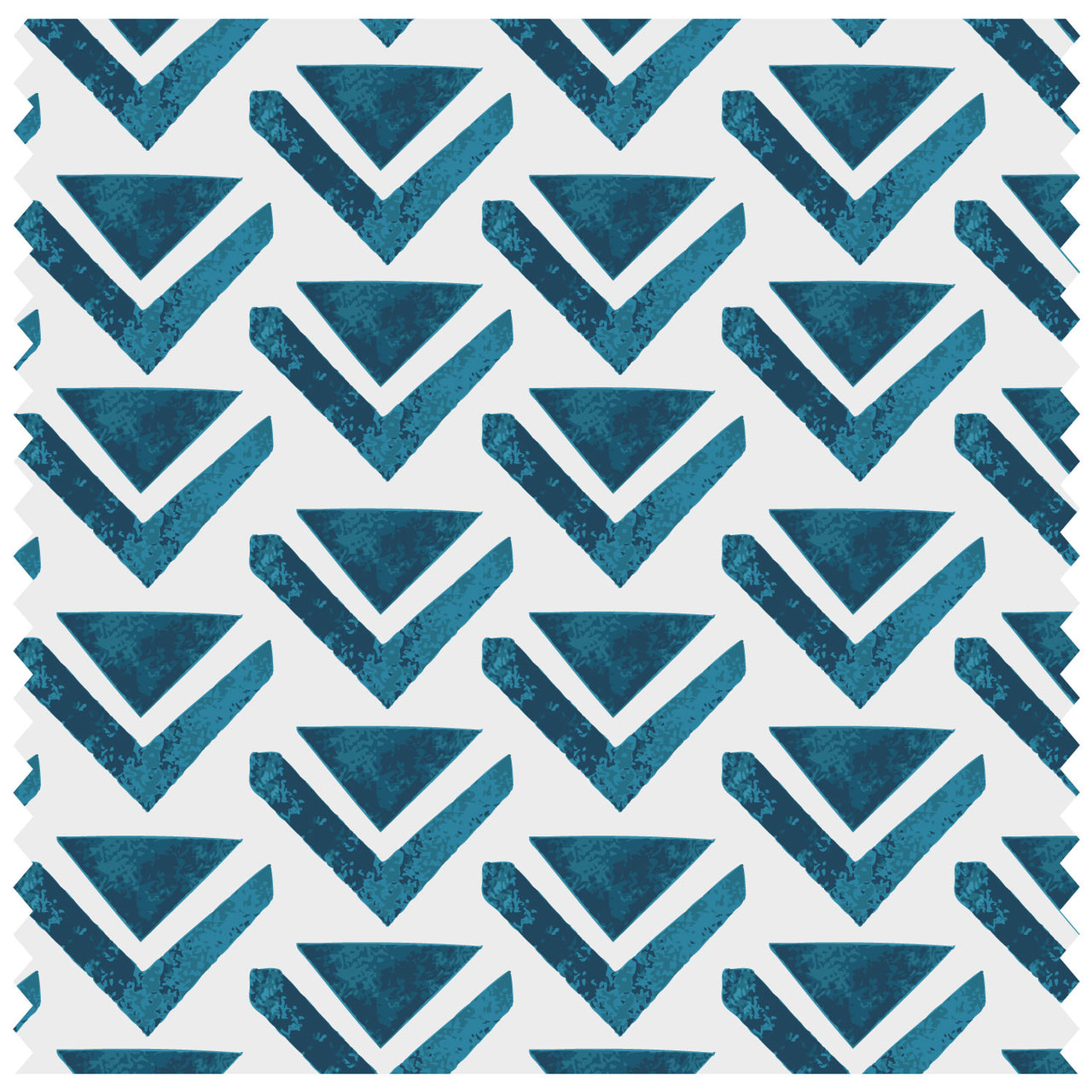 Chunky Arrows Teal Roller Blind [264]