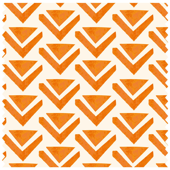 Chunky Arrows Orange Roller Blind [265]