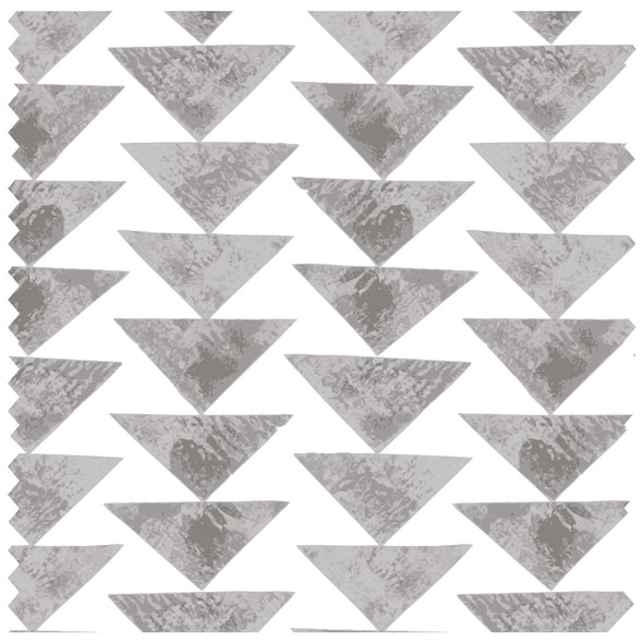 Collaged Triangles Grey Roller Blind [269]