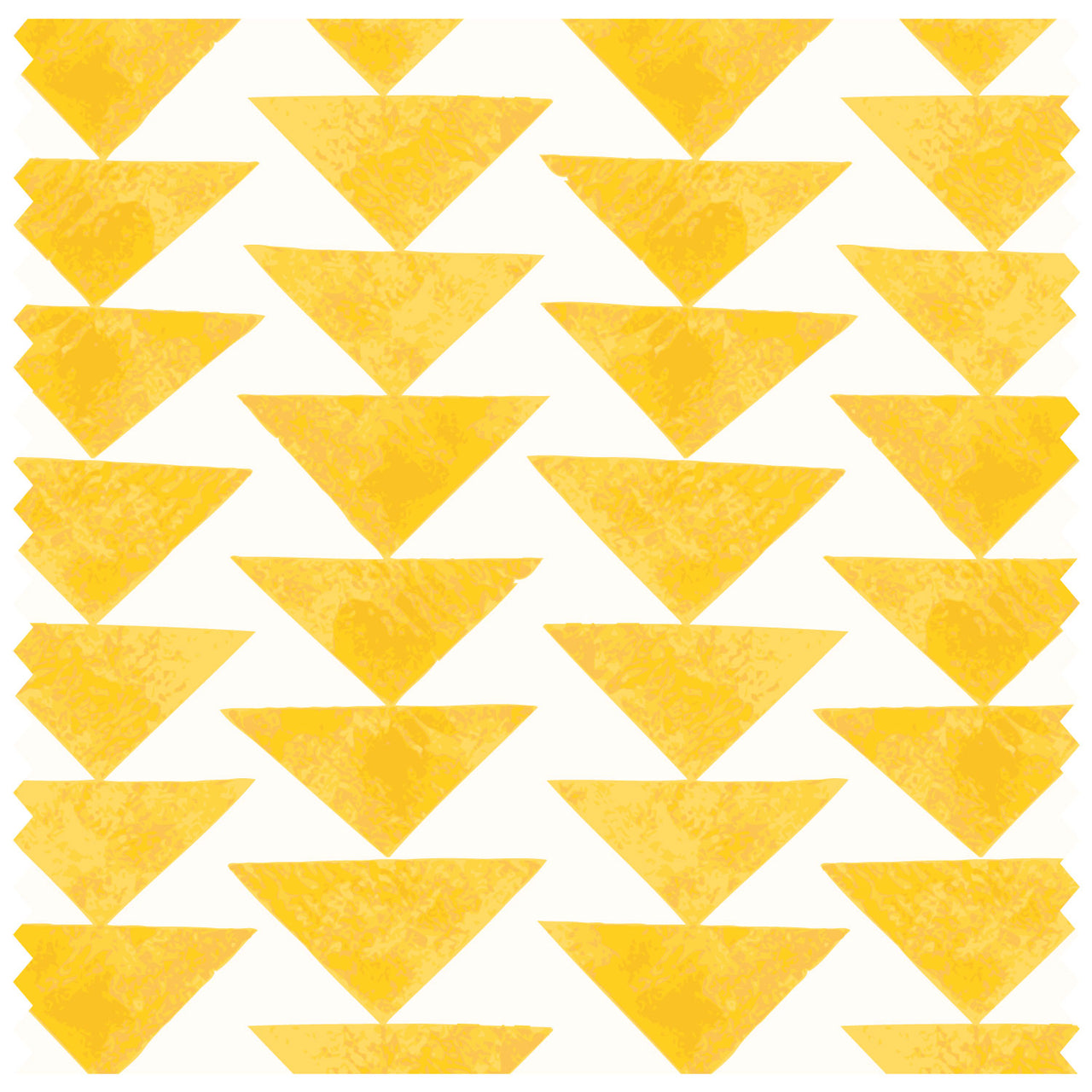 Collaged Triangles Yellow Roller Blind [272]