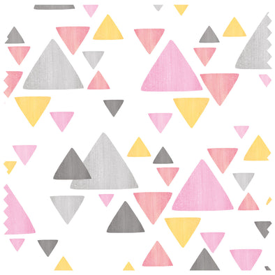 Confetti Triangles Pink & Grey Roller Blind [280]