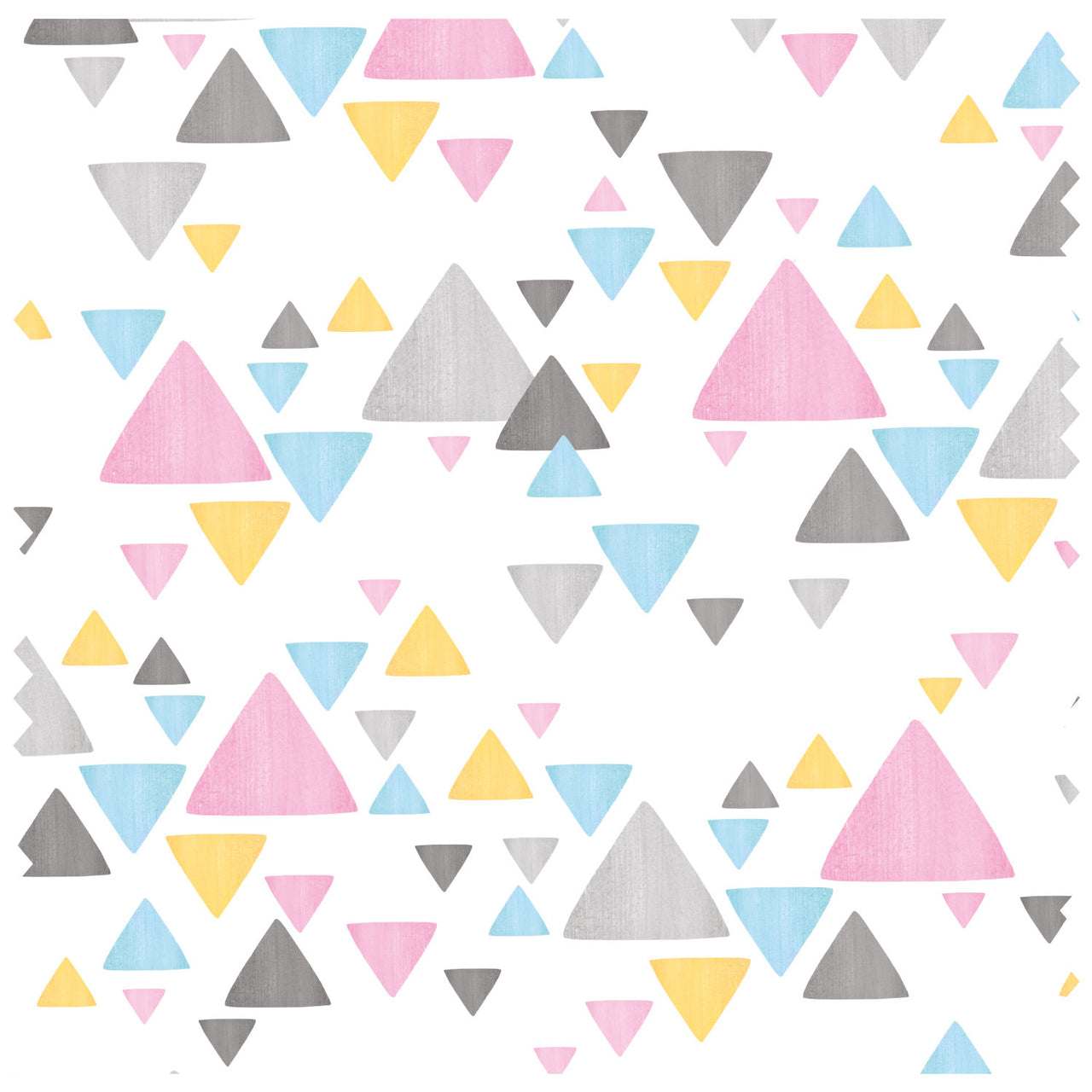 Confetti Triangles Pink & Blue Roller Blind [281]