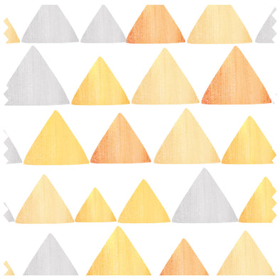 Triangle Stripes Yellow & Grey Roller Blind [288]