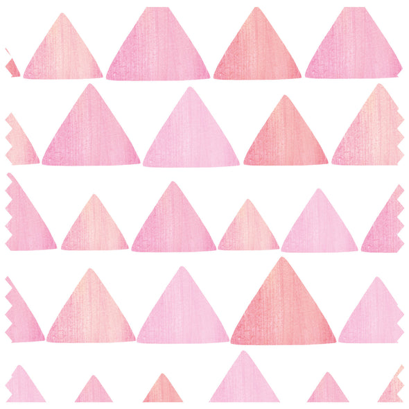 Triangle Stripes Pink Roller Blind [290]