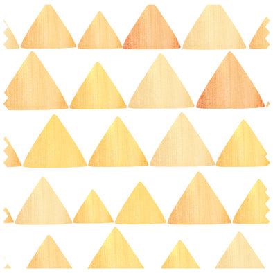 Triangle Stripes Yellow Roller Blind [292]