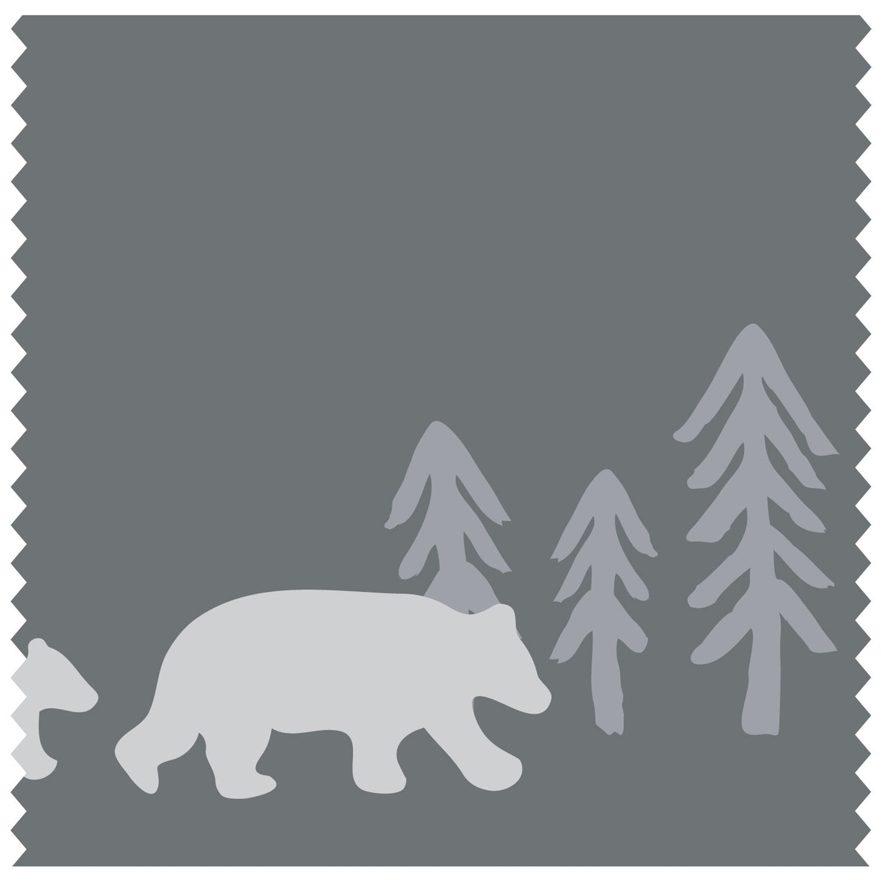 Bear & Mountains Dark Purple Roller Blind [293]