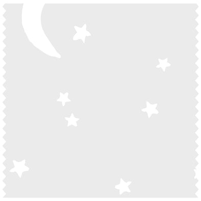 Moon & Stars Grey Roller Blind [298]