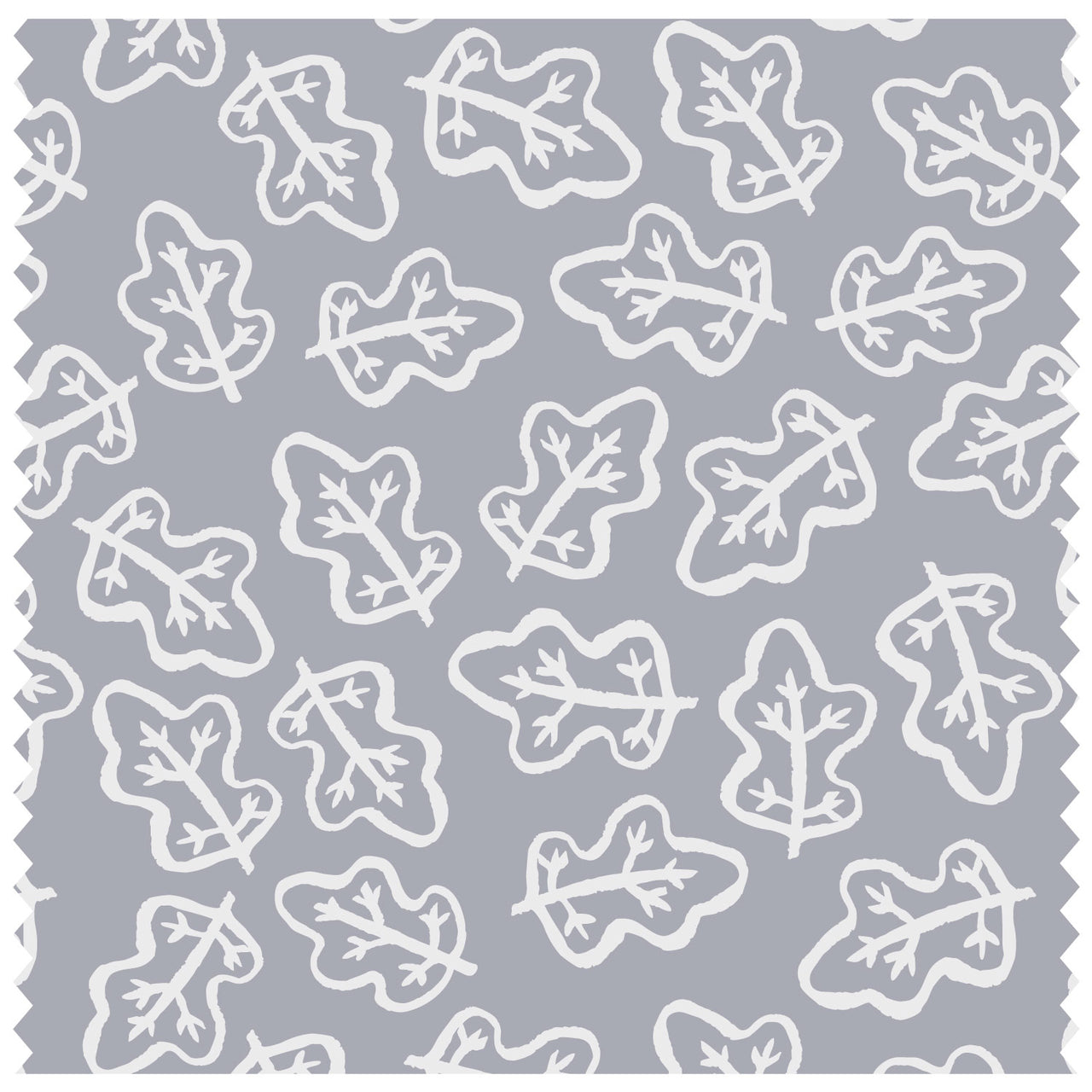 Oak Leaves Dark Grey Roller Blind [300]