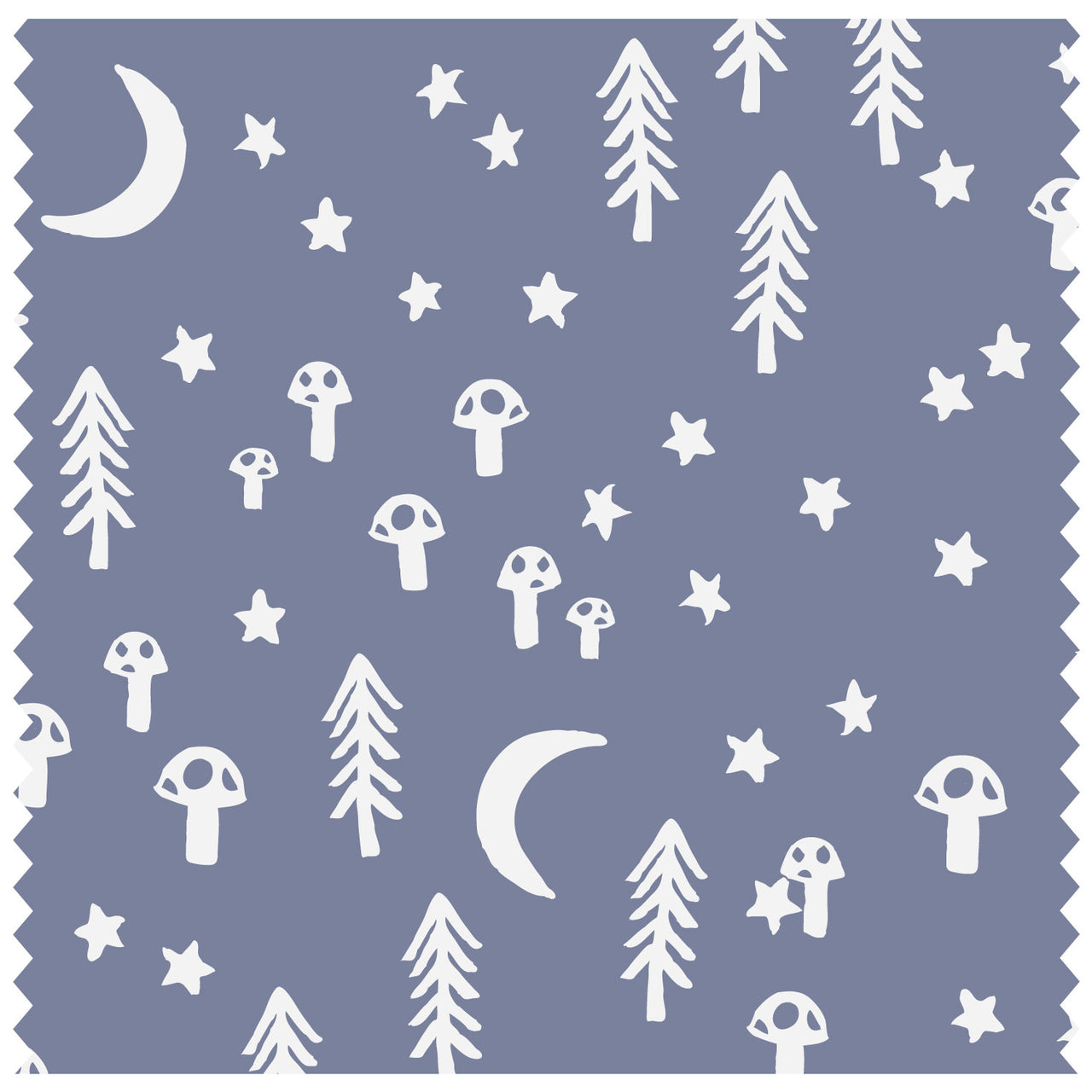 Stars & Trees Dark Blue Roller Blind [315]