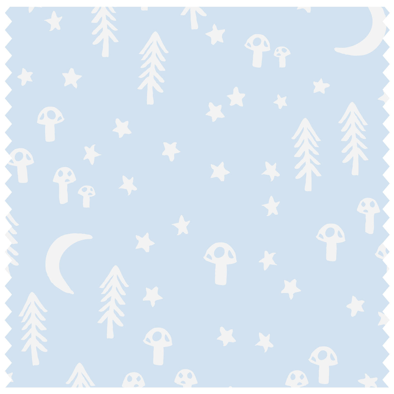 Stars & Trees Light Blue Roller Blind [316]
