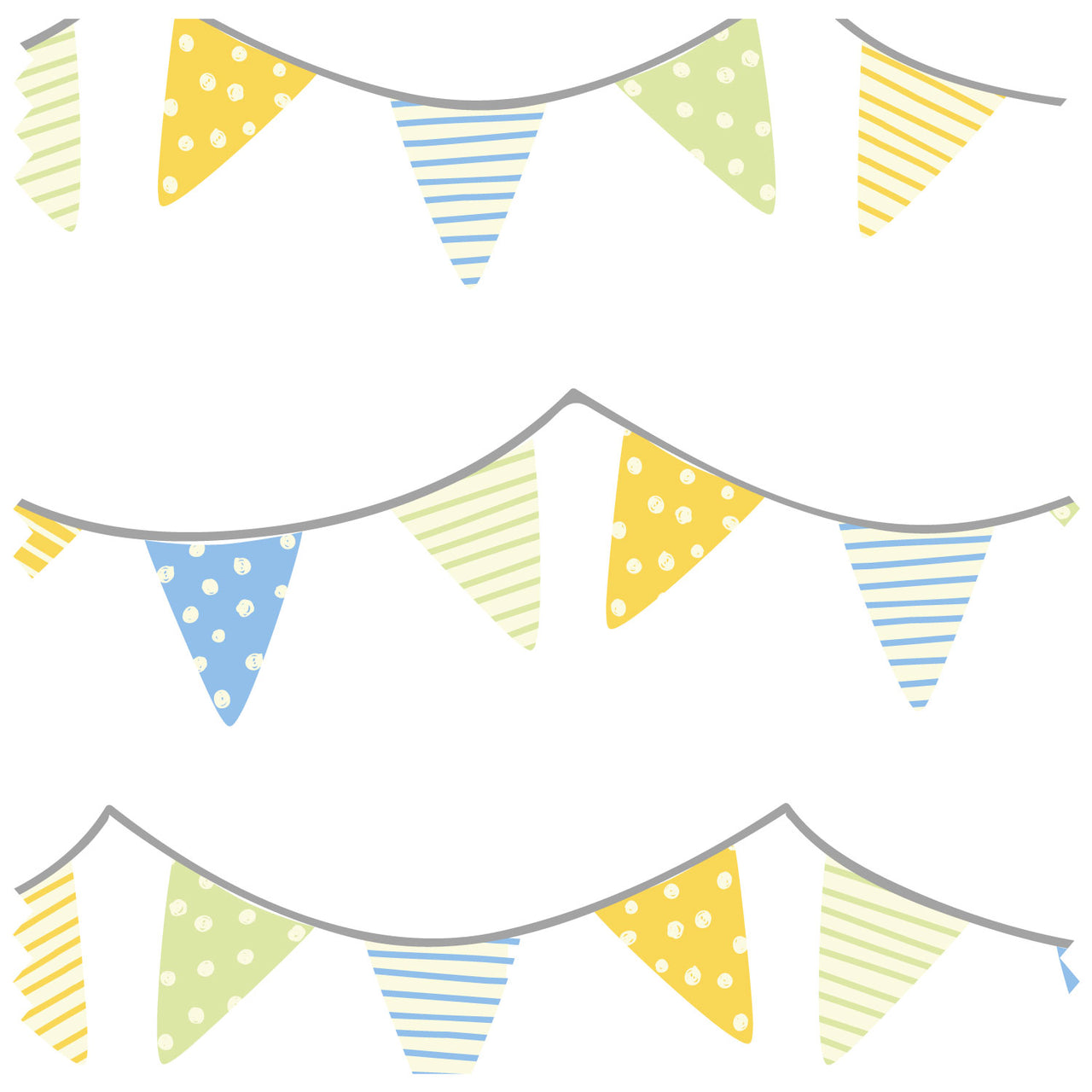 Summer Bunting Roller Blind [33]