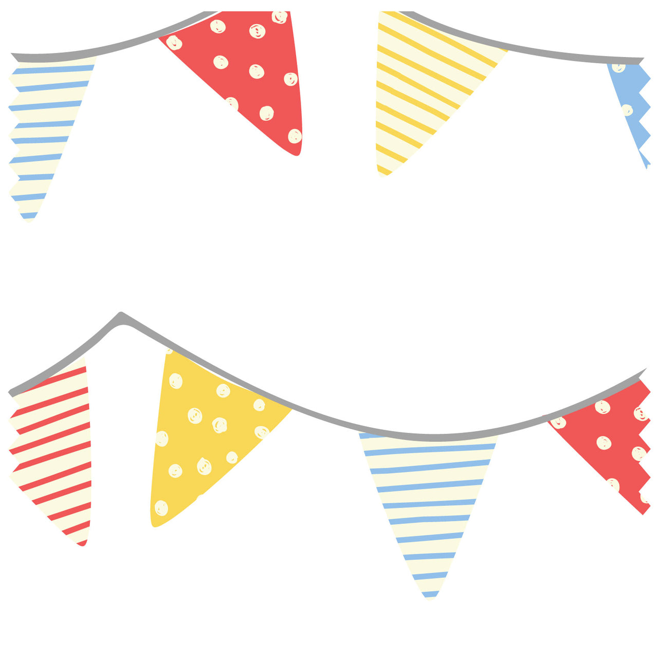 Summer Bunting Roller Blind [34]