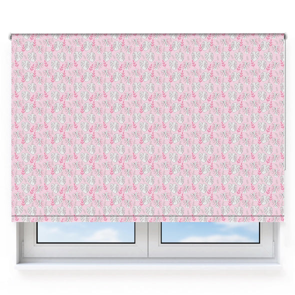 Cheese Leaves Pink Roller Blind [346]