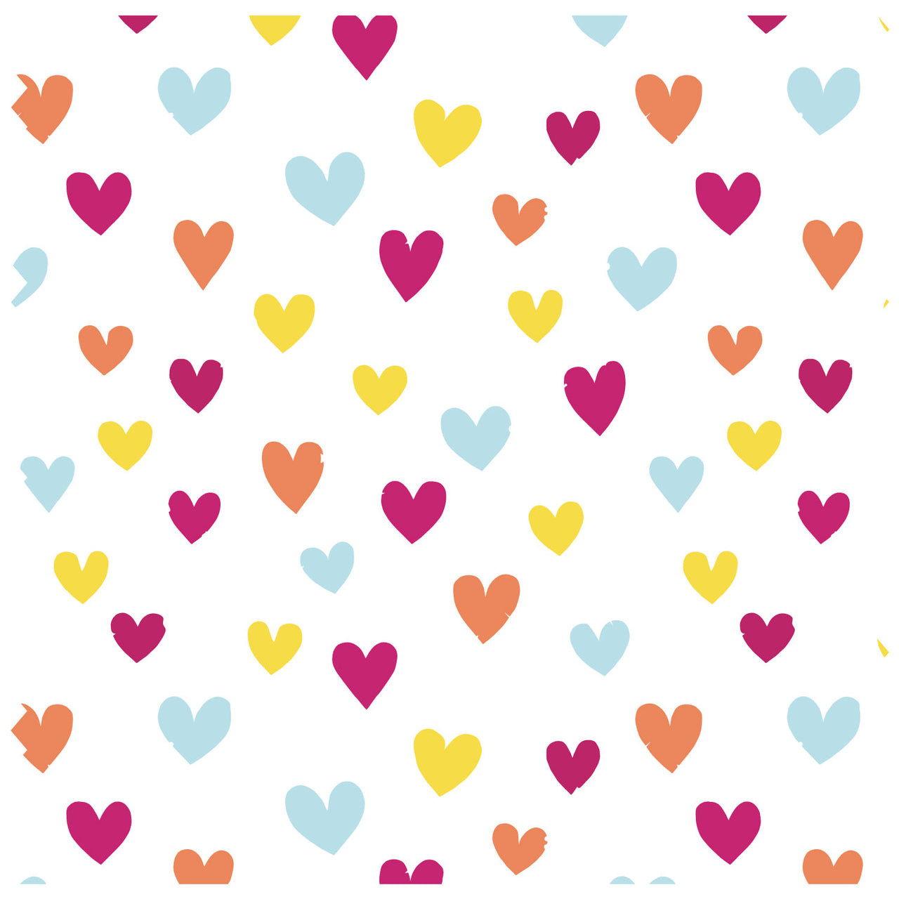 Hearts Rainbow Roller Blind [349]