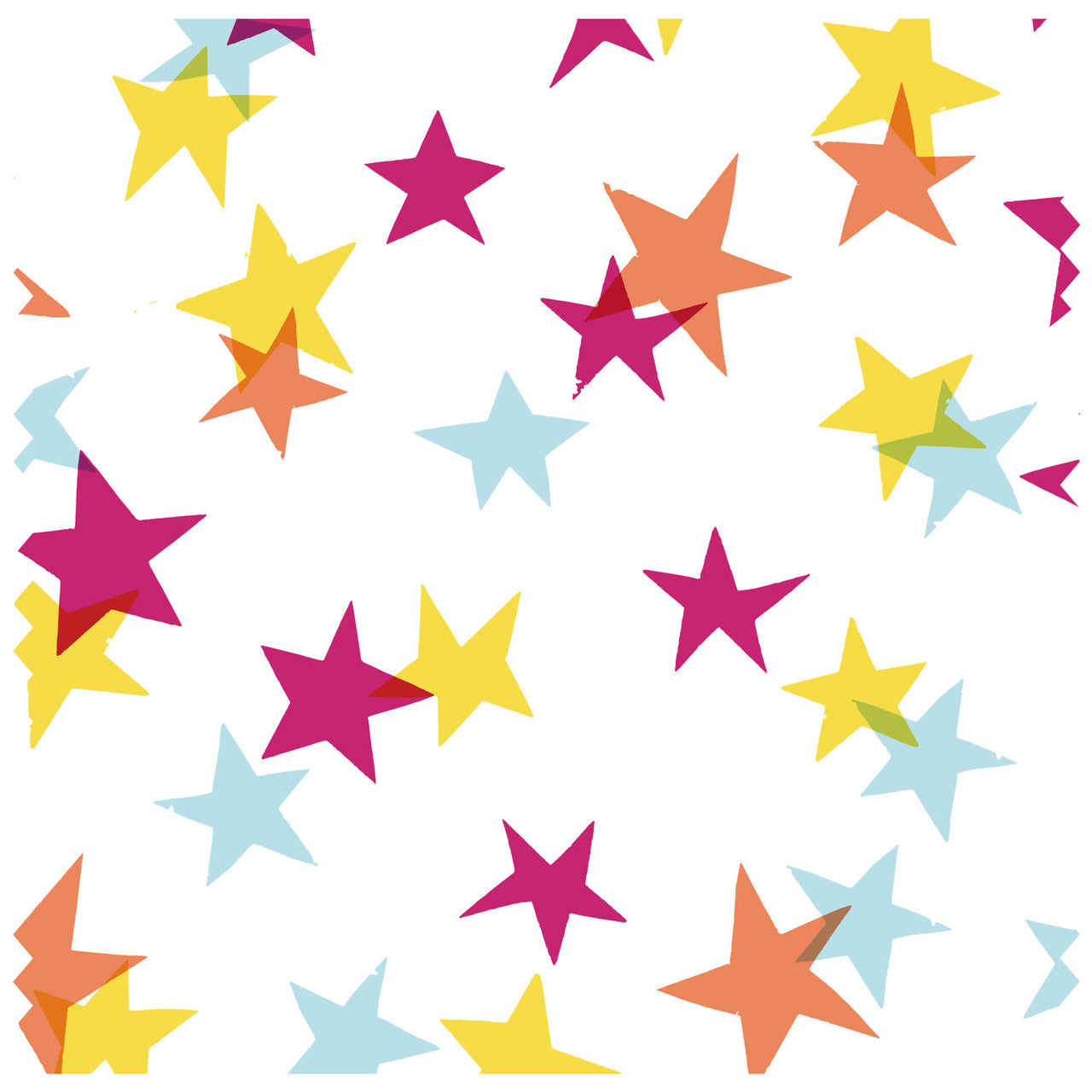 Rainbow Stars Overlay Roller Blind [356]