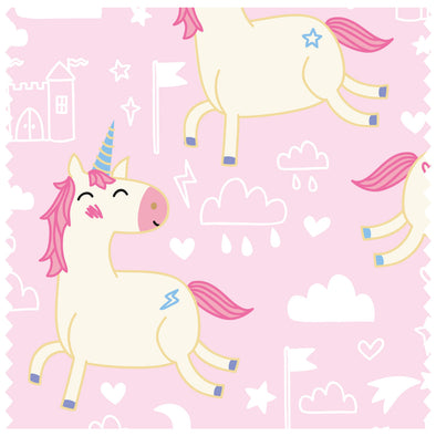 Illustrated Pink Unicorn Roller Blind [359]
