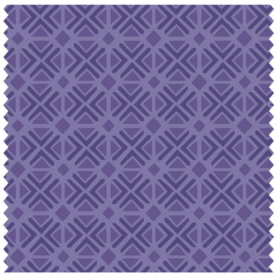 Dusty Purple Geometric Tiles Roller Blind [363]